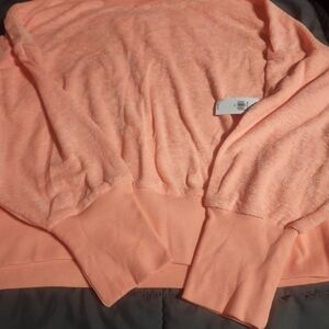 Old Navy Women's Peach Crew Neck Top